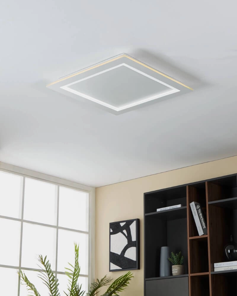 Square ceiling lamp Padrogiano-Z white Eglo 9008606244195