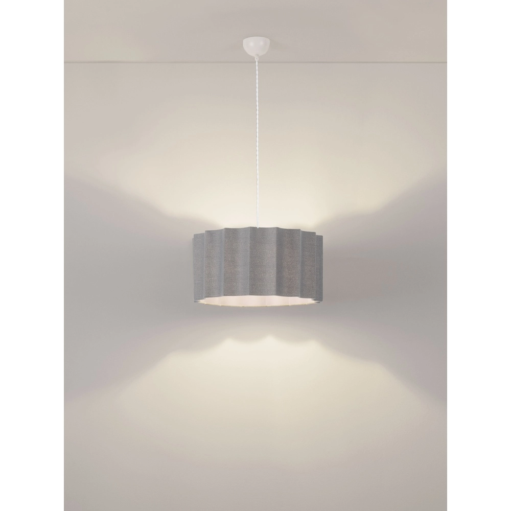 Design pendant lamp Alve grey Ø 45cm Lyora 5212017493668