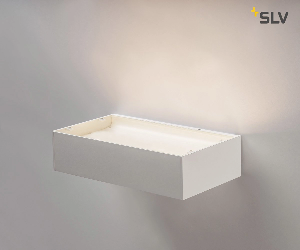 Wall lamp Shell Uplight 28cm white SLV 4024163187152