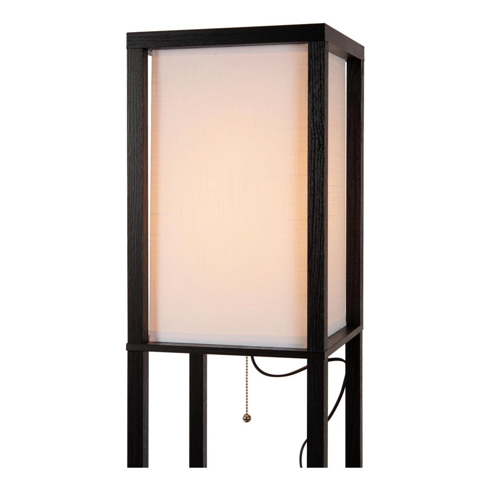 Floor lamp Menno with wireless charging panel black Lucide 5411212441607