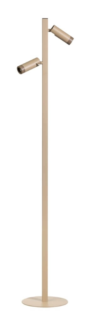 Sand-colored floor lamp Miller Sand 2-light