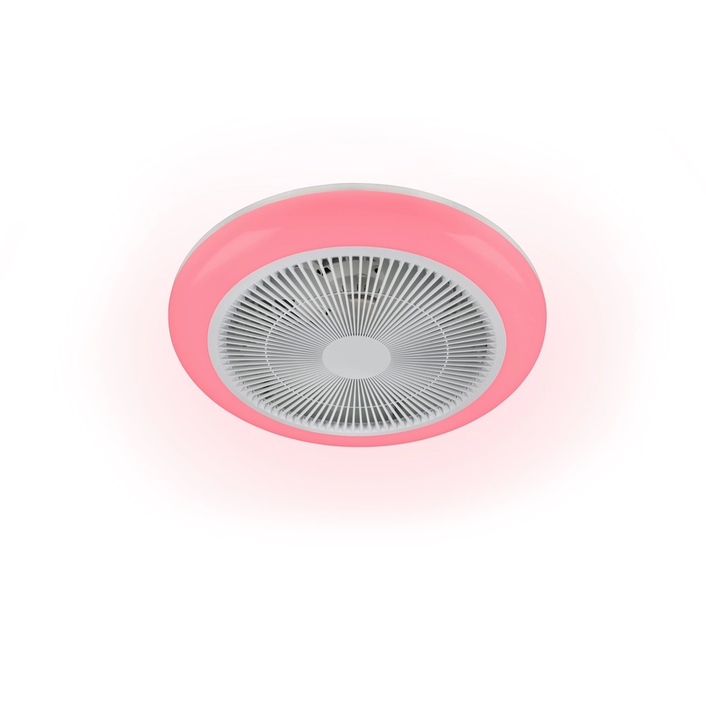Design fan Holmsund white Ø 46cm with RGB function Trio 4017807688665
