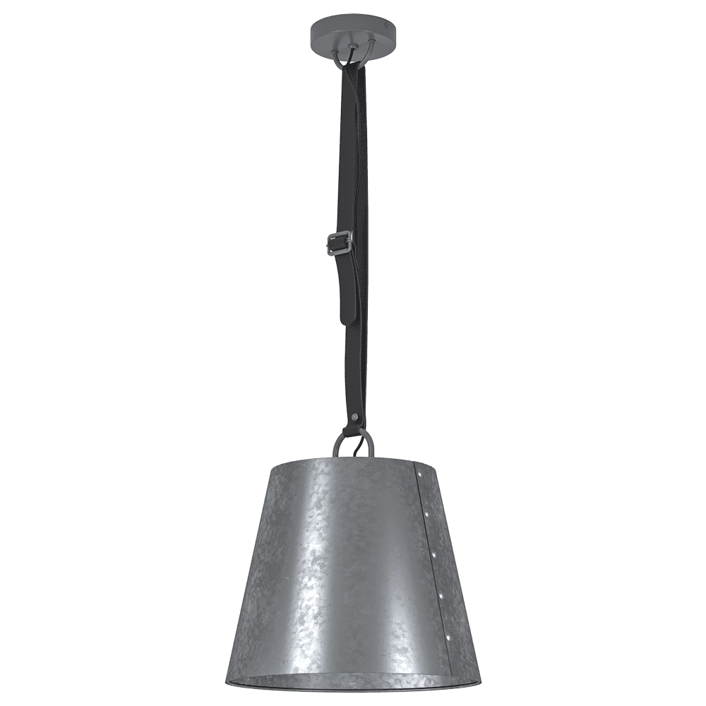 Pendant lamp Chertsey Zinc gray