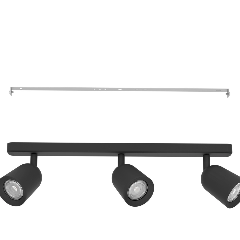 Surface-mounted spot Camaldoli 3-light black Eglo 9008606360451