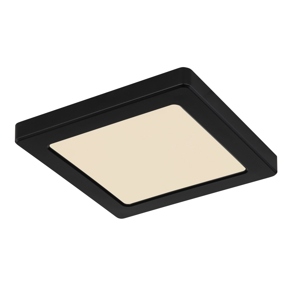 Design ceiling light Lasse Square Black 16.7cm