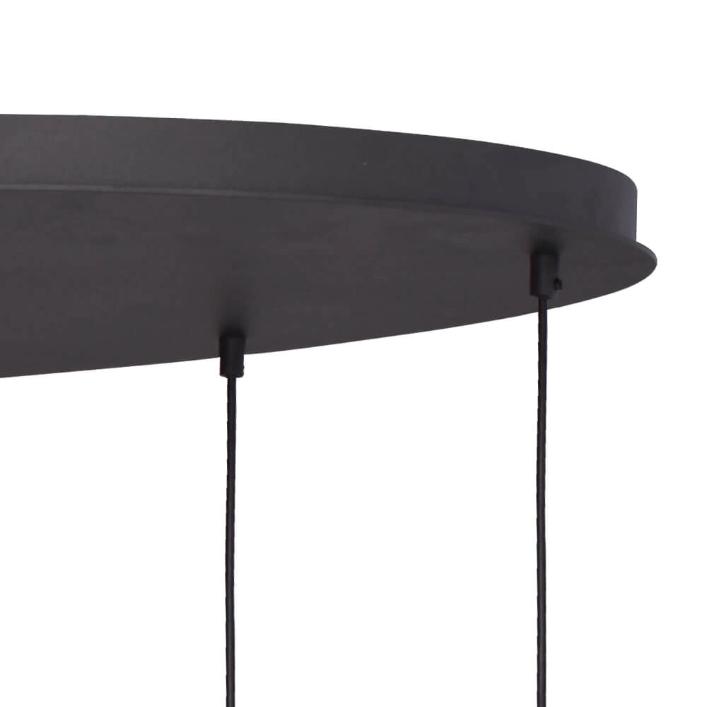 Hanging lamp oval Lazise Oval 8x Ø 20cm gold Masterlight 8718121303154