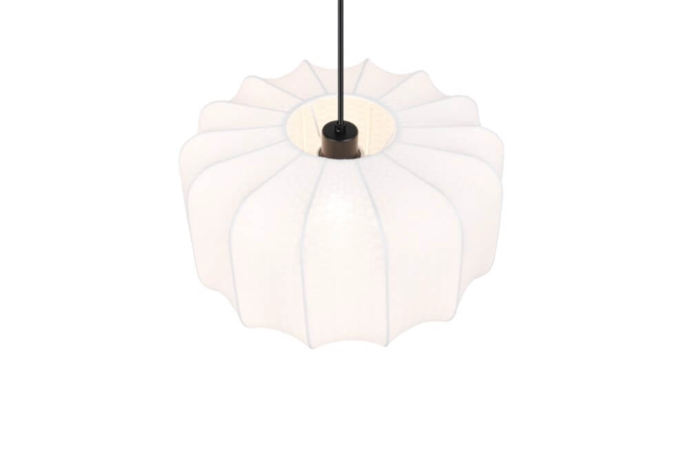 White design pendant lamp Madleine Ø 40cm Trio 4017807638226