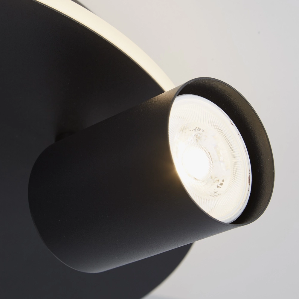 Ceiling lamp San Diego 3-light black Searchlight 5053423302089