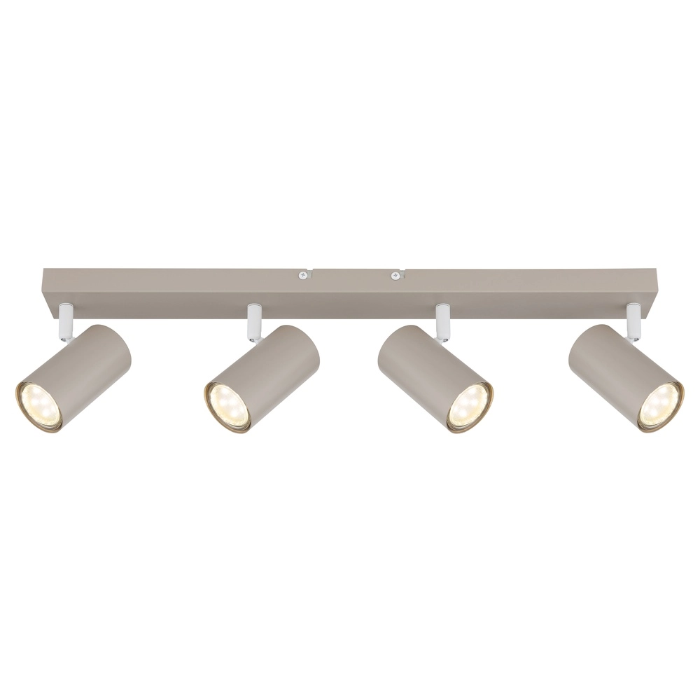 4-light ceiling spotlight Robby sand brown Globo 9007371572441