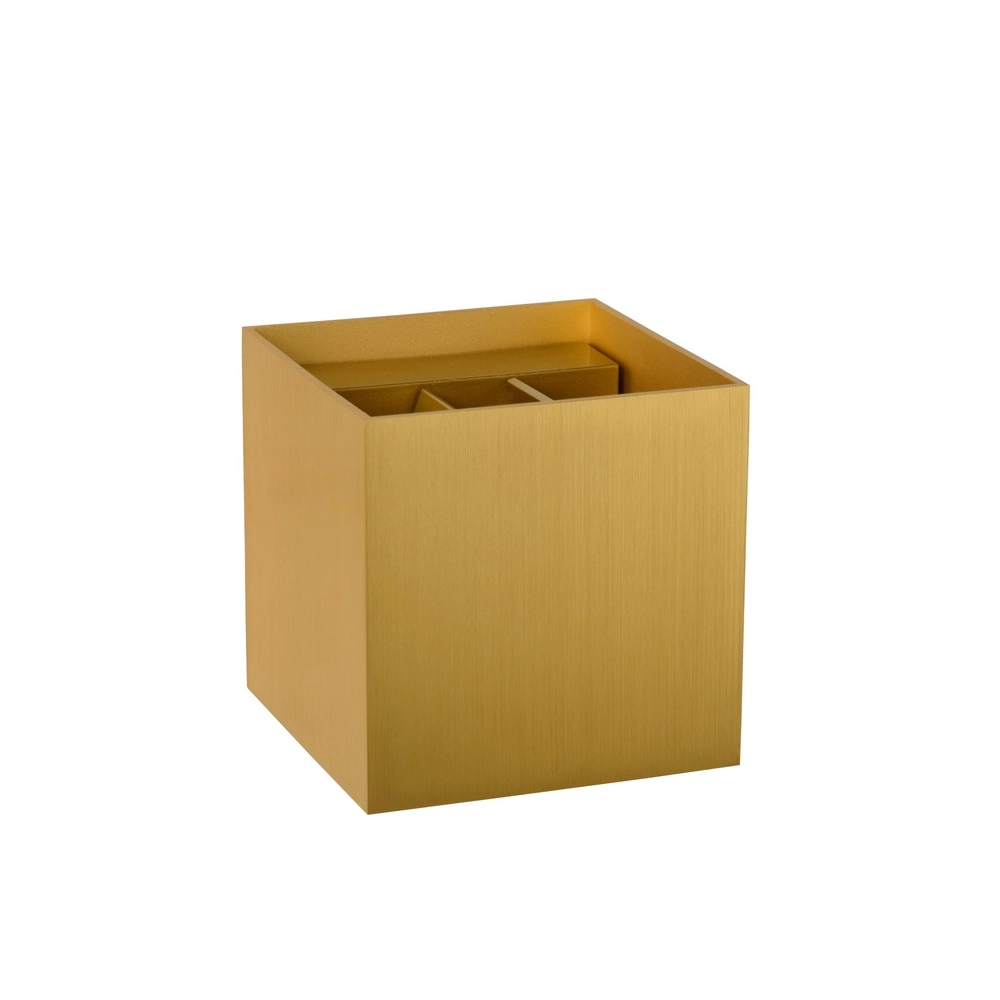 Square wall spotlight Xio 2700K Gold