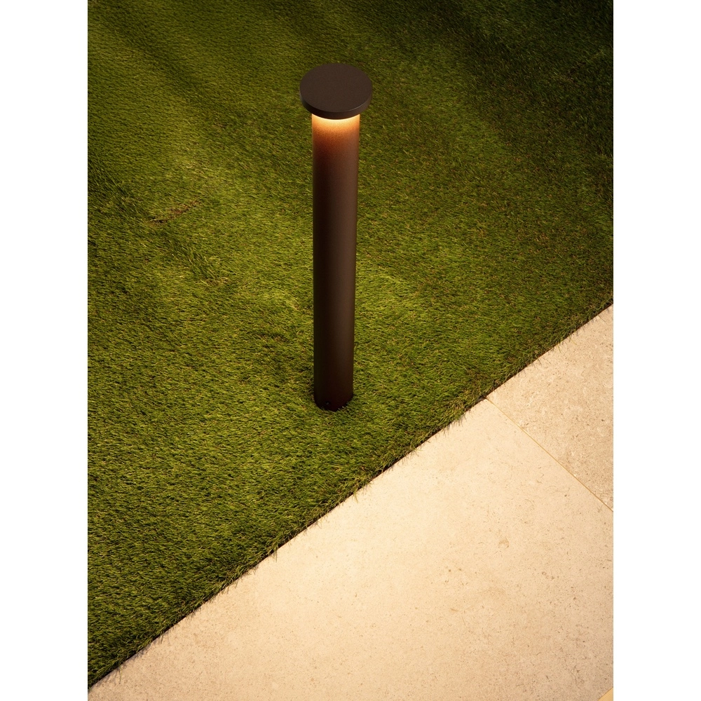 Modern path lighting Bast rust brown 65cm - 2700K Lyora 5212017497673