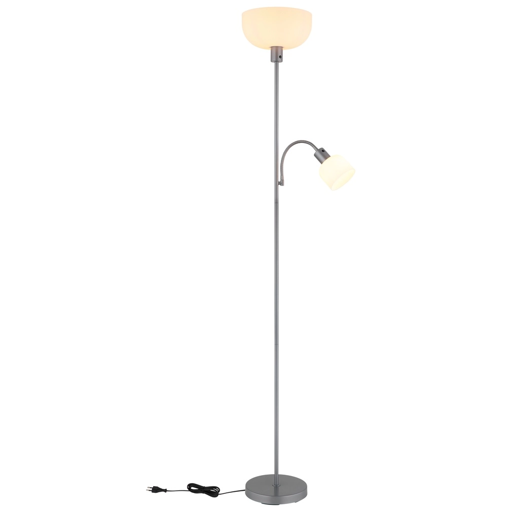 Floor lamp Hinton silver grey Globo 9007371531592