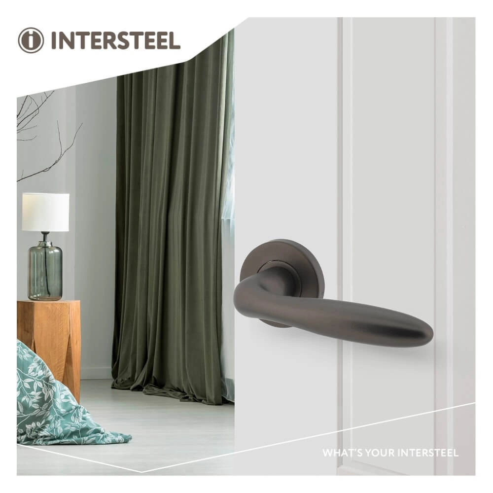 Door handle Jupiter anthracite Intersteel 8714186548301