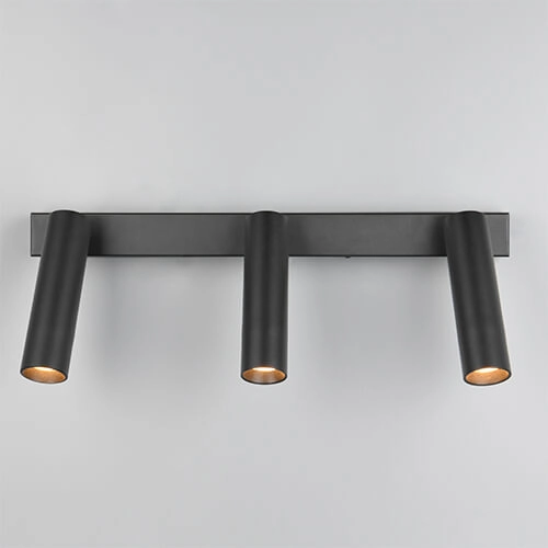 Slim ceiling spotlight Ambala 3x LED - Black Trio 4017807612646