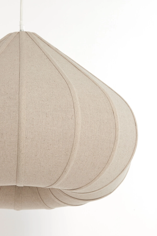 Cream pendant lamp Zubeda Ø 60cm Light & Living 8717807763725
