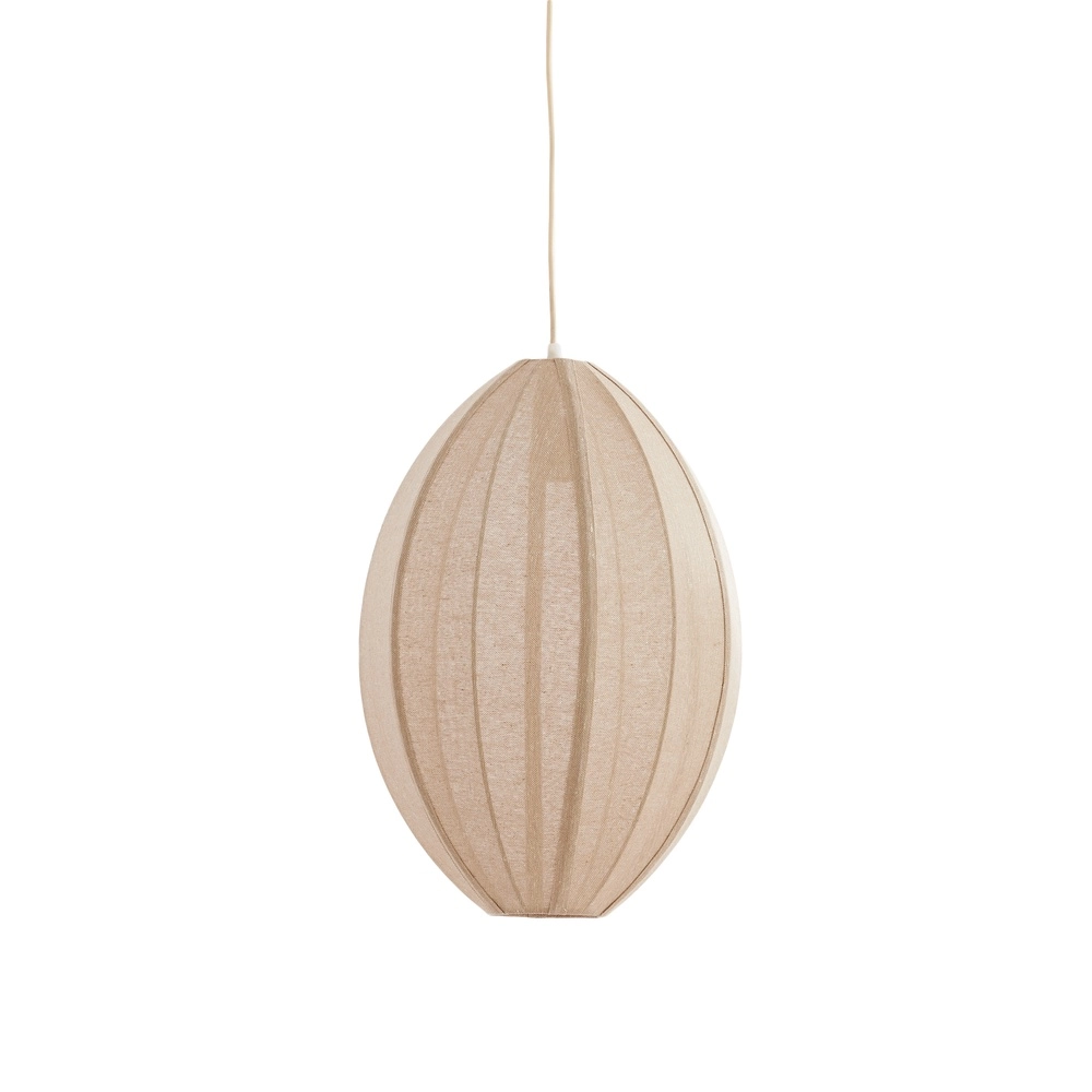 Japandi pendant lamp Milatos Ø 38cm - 1x E27