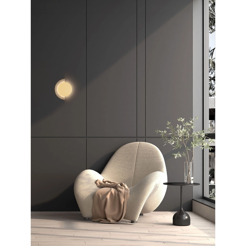 Design wall lamp Molli travertine Ø 21cm