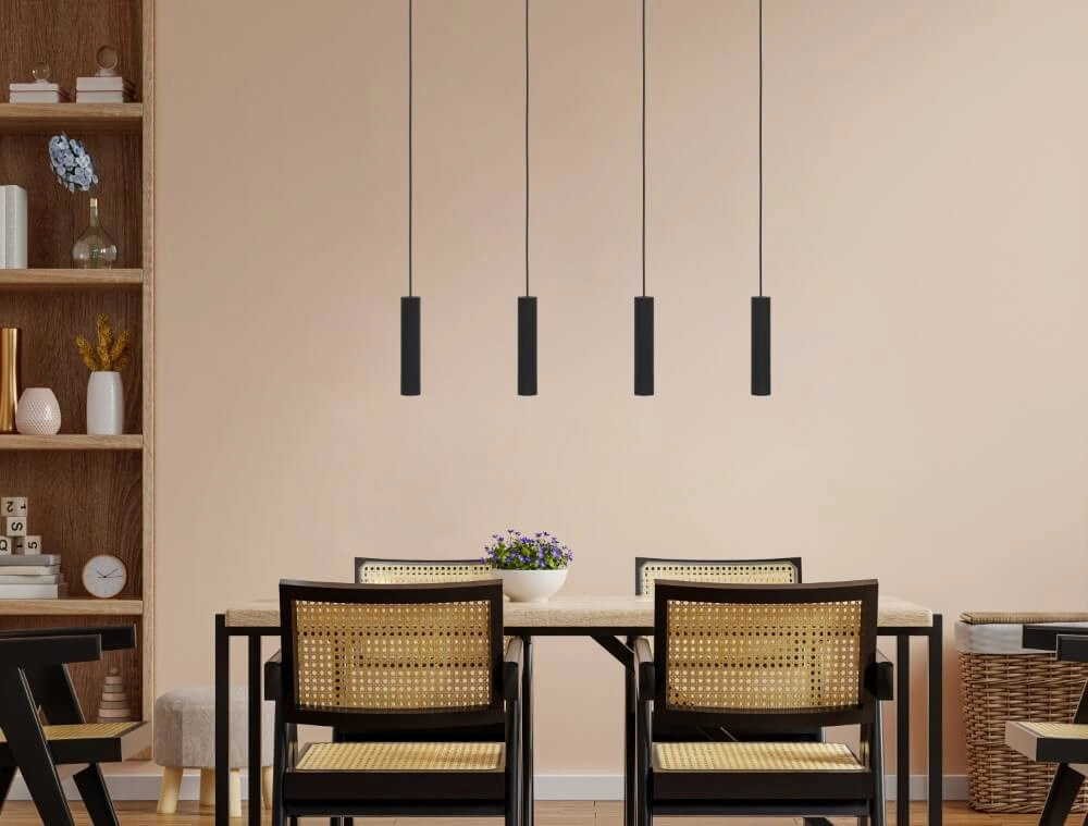 Slim 4-light pendant lamp Almudaina LED Eglo 9008606274109