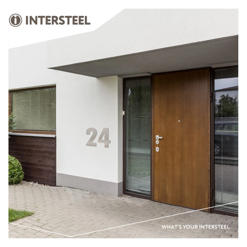 House number 2 XXL Numbra 50cm stainless steel Intersteel 8714186503195