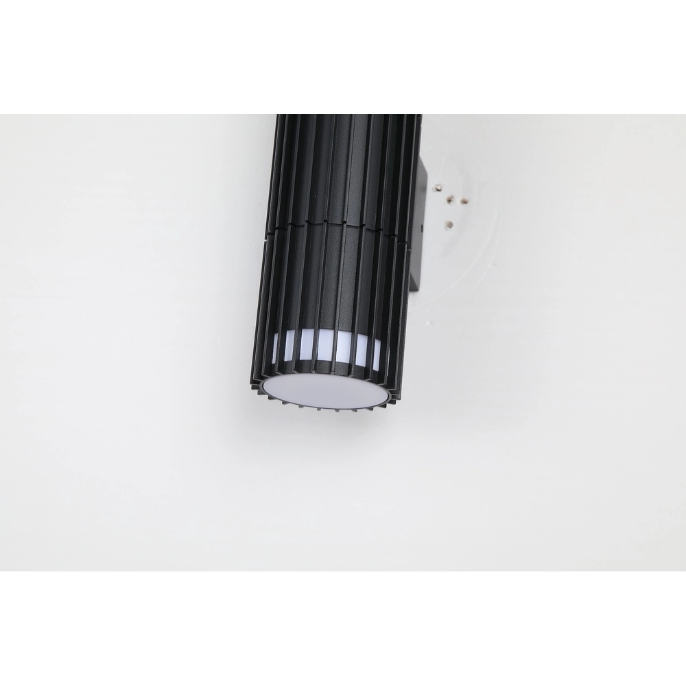 Wall lamp Detroit Black Double Searchlight 5053423300504