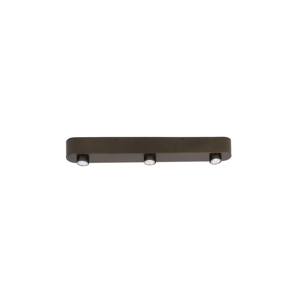3-light surface-mounted spotlight Bar Sienna brown Lyora 8716803510937