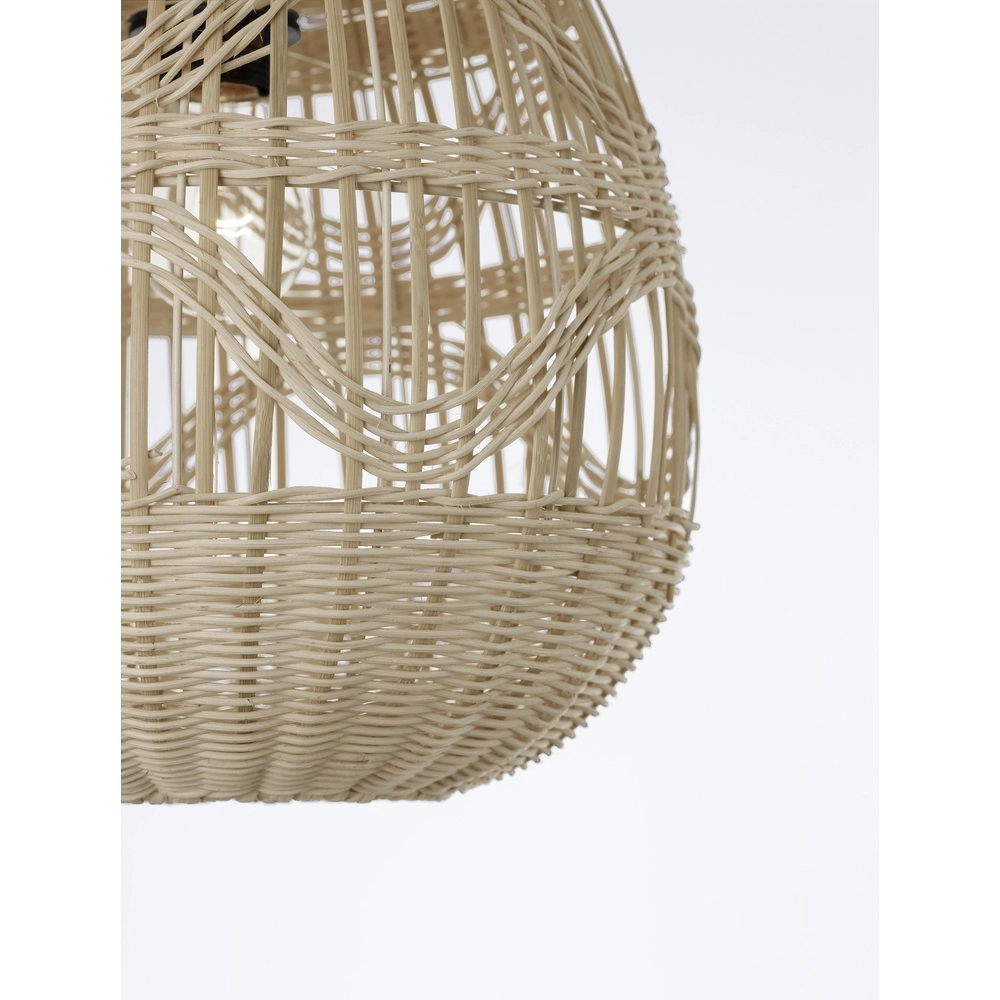 Rattan pendant lamp Marlo Ø 30cm Lyora 5212017438805