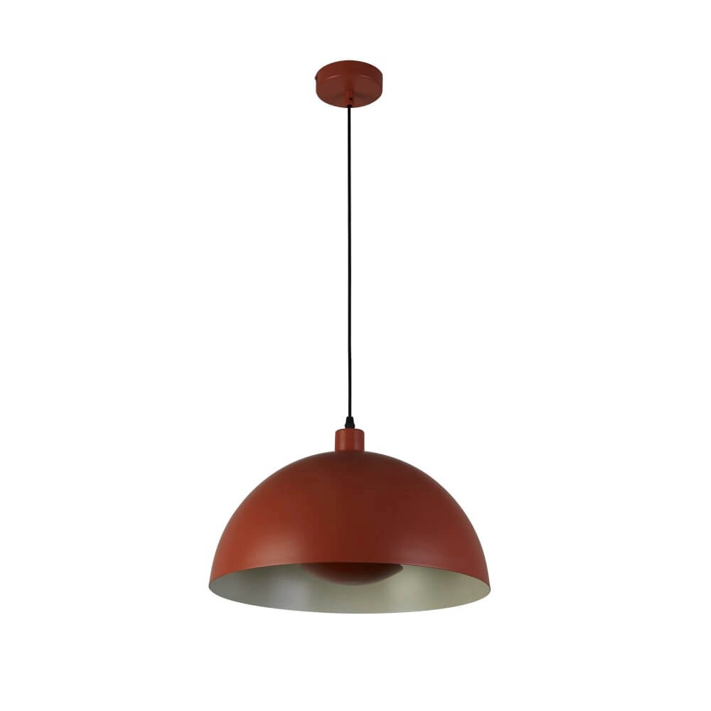 Orange pendant lamp Mars Shade 20cm high Searchlight 5053423274287
