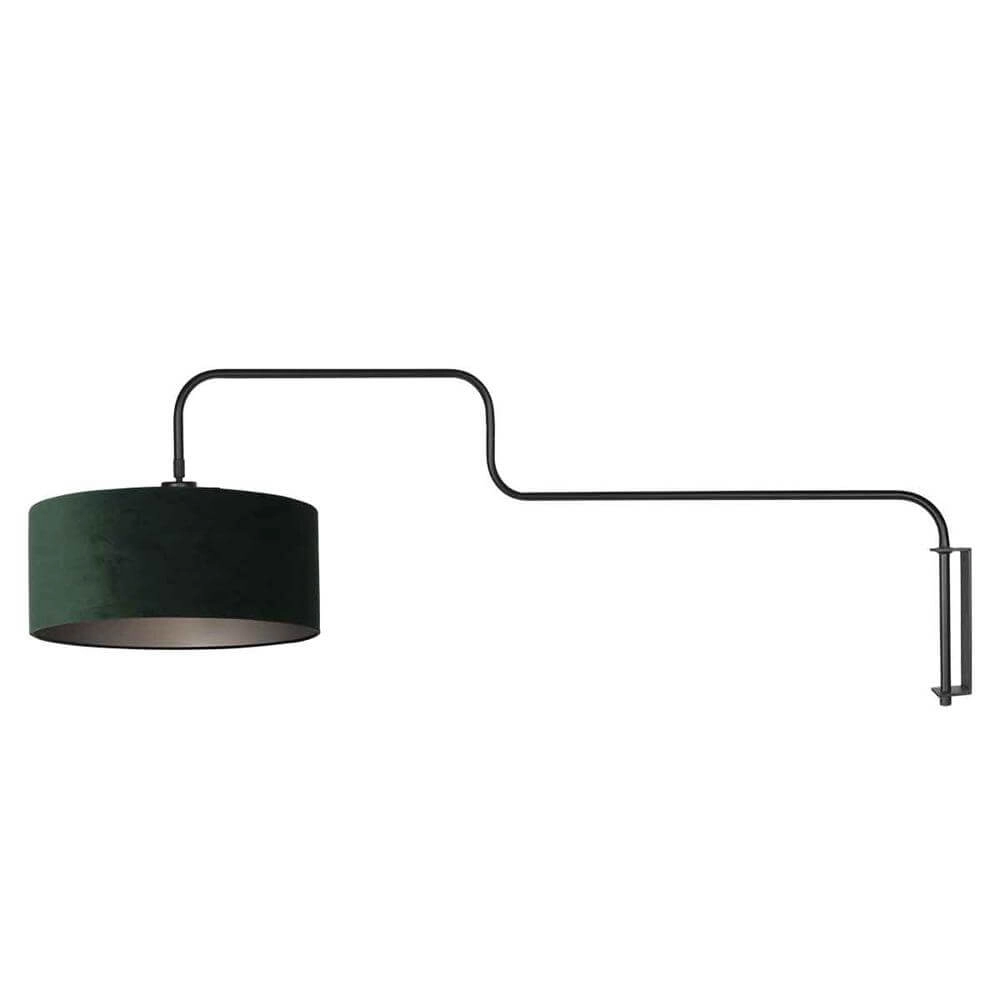 Wall lamp Bloeba black with green Steinhauer 8712746177084