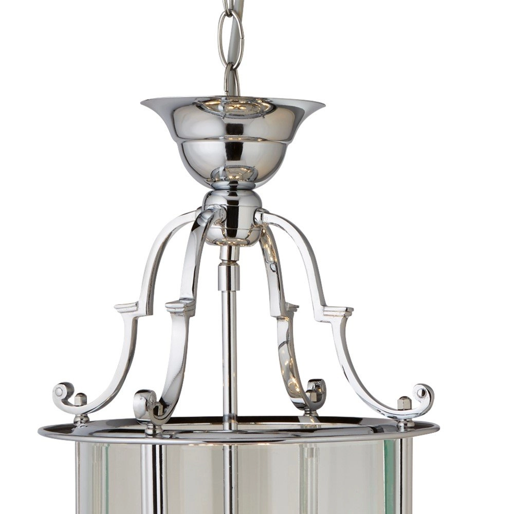 Chrome Lantern Lanterns Ø 25cm Searchlight 5013874319951