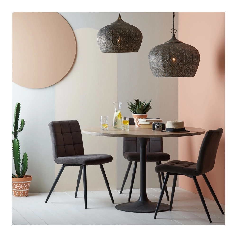 Pendant lamp Emine Ø 43.5cm brown Light & Living 8717807195342