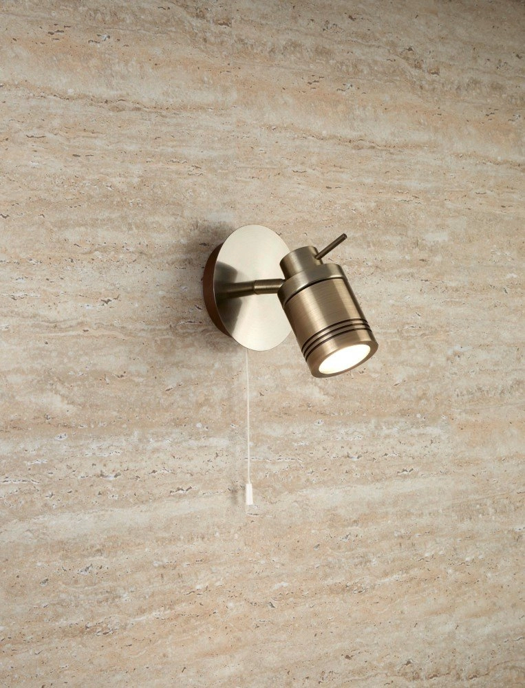 Antique bathroom wall spot Samson bronze Searchlight 5053423096735
