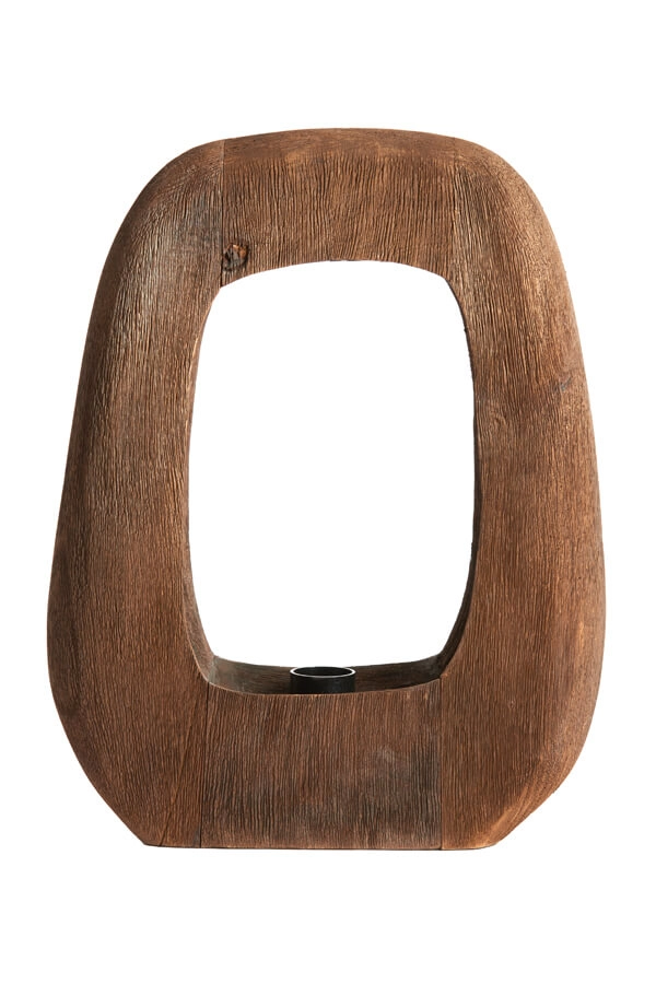 Dark wood table lamp Kelafo 33 x 40cm Light & Living 8717807691080