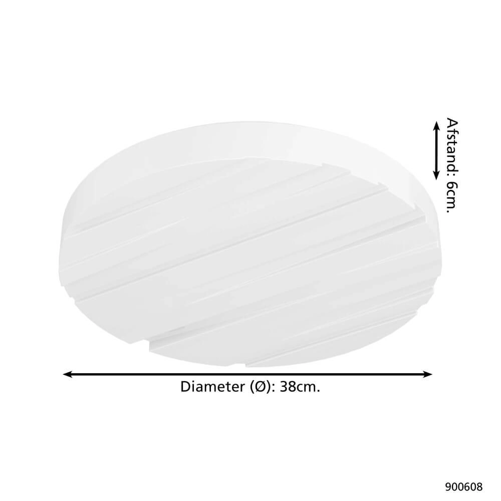 Modern LED ceiling light Ferentino Ø 38cm Eglo 9008606245062