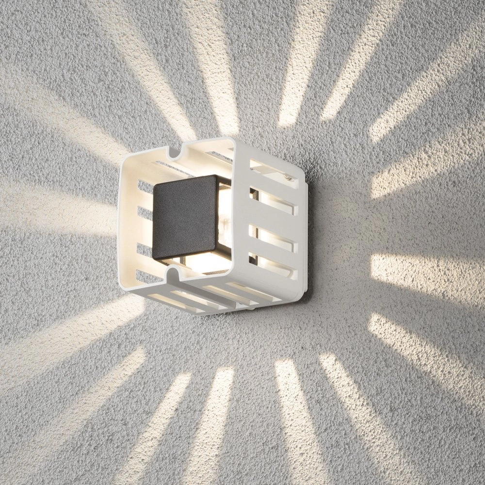 LED outdoor lamp Pescara Square 11cm white KonstSmide 7318307978254