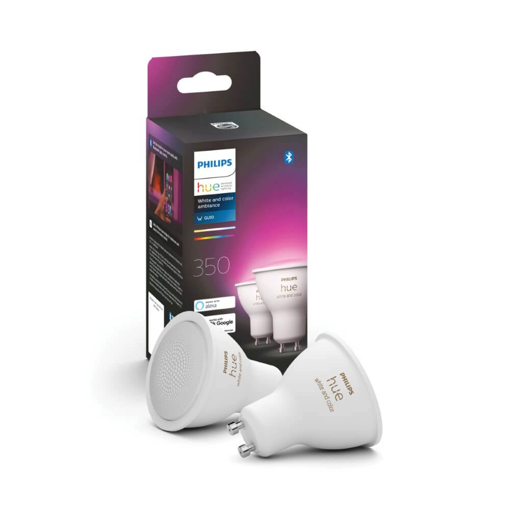 GU10 - 4,3W - White and Color Philips 8720169229815