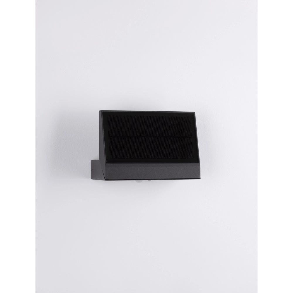 Solar wall lamp Prim anthracite Lyora 5212017432667