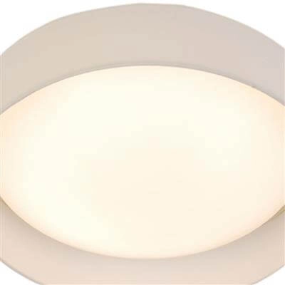 White ceiling lamp Gianna Ø 37cm Searchlight 5053423099958