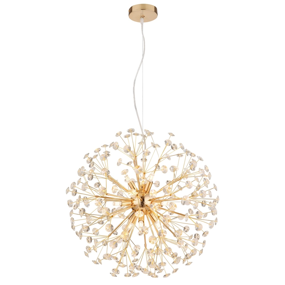 Pendant lamp Katrina gold Ø 60cm