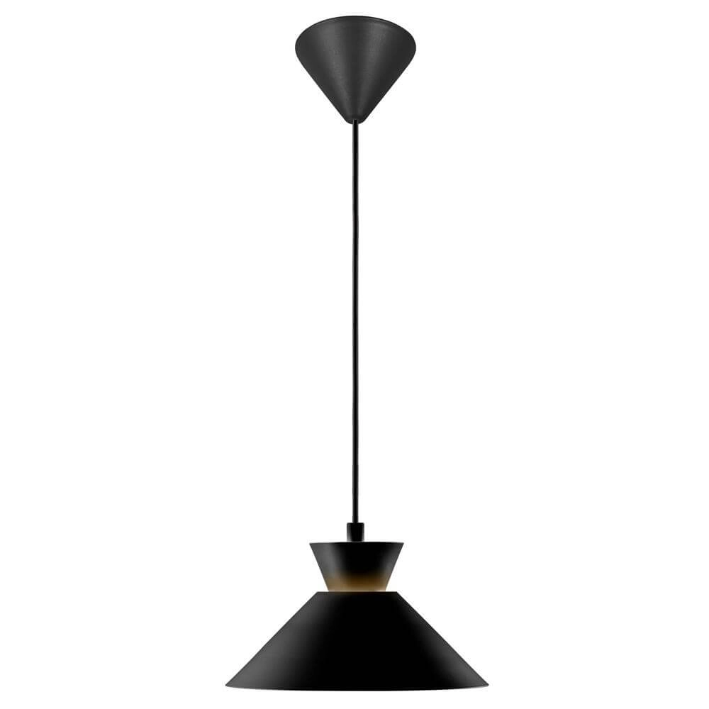 Sleek pendant lamp Dial black Ø 25cm Nordlux 5704924013720