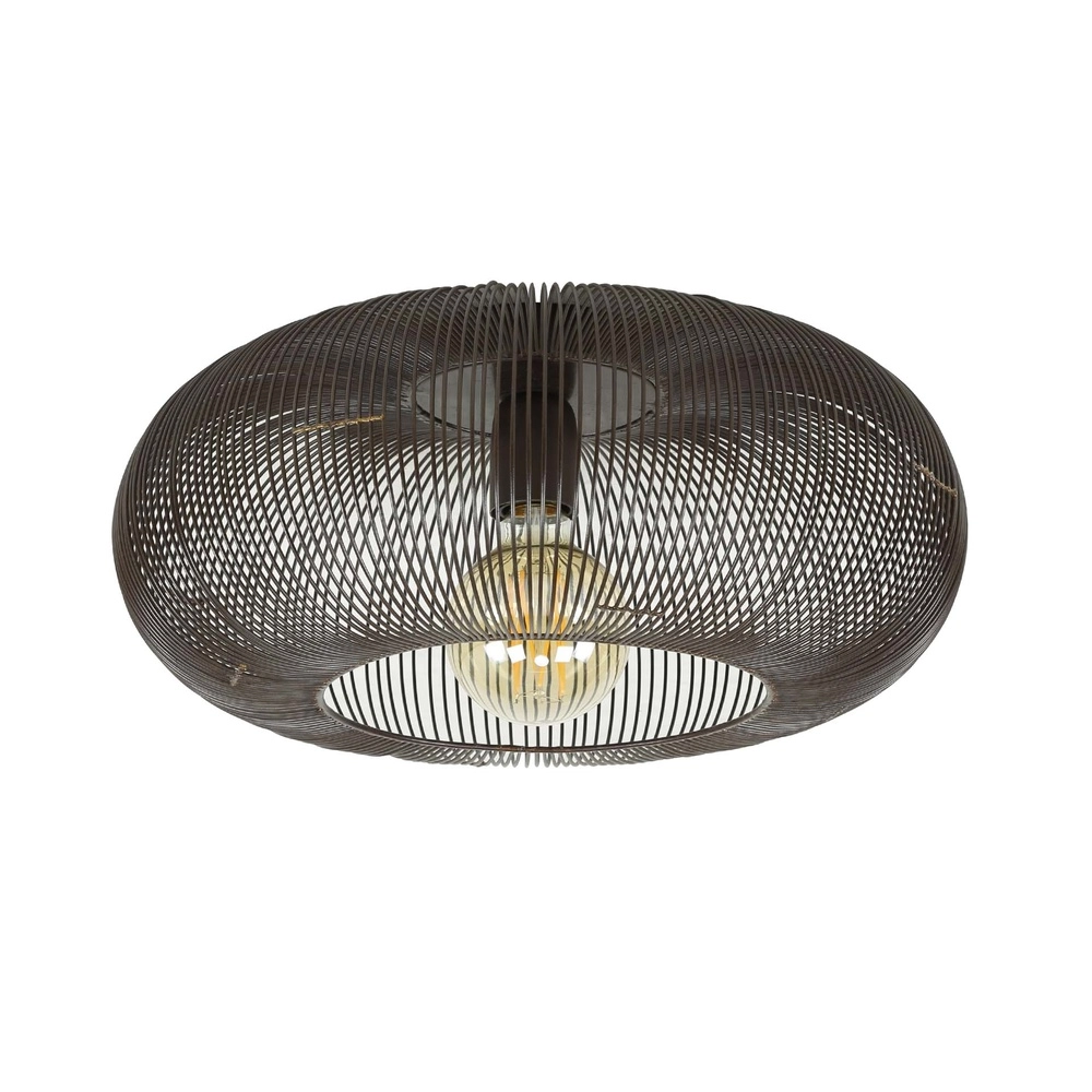 Wire ceiling lamp Copper Ø 43cm - black nickel Lyora 8716803513235