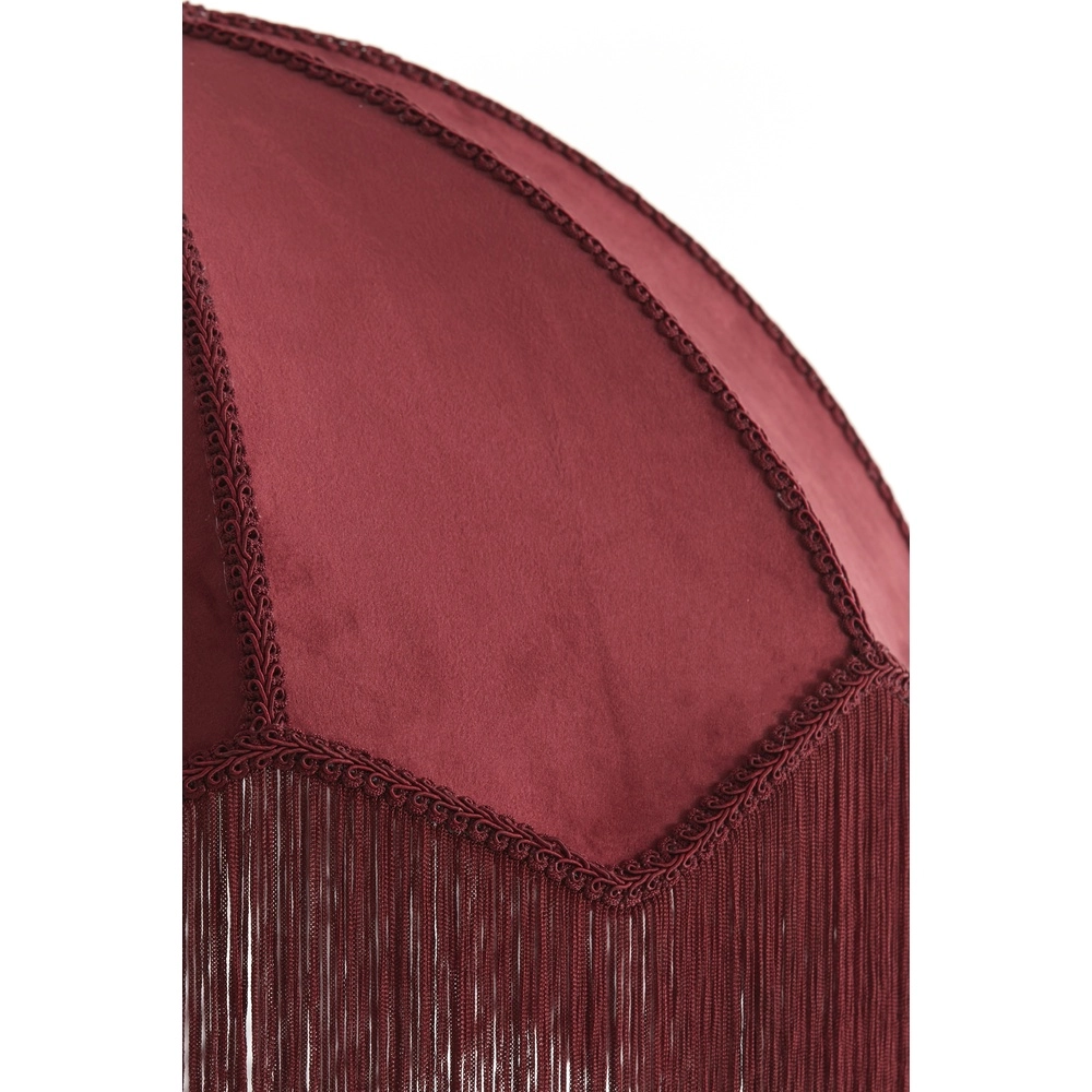 Pendant lamp Malacia Ø 60cm - velvet bordeaux Light & Living 8717807759292