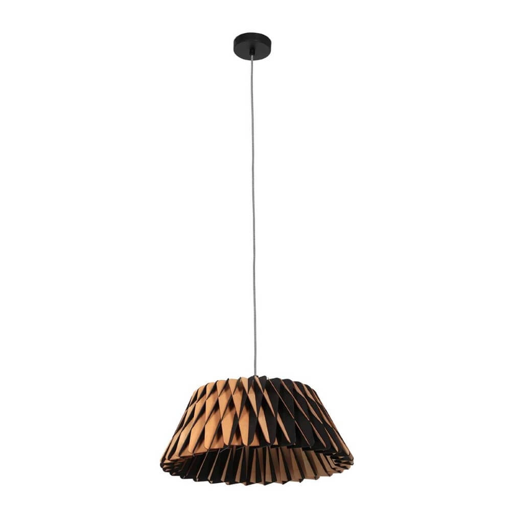 Black wooden hanging lamp Maze Ø 46cm Steinhauer 8712746166293
