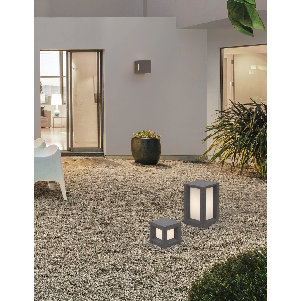 Square garden lamp Castro black Lyora 5212017426901