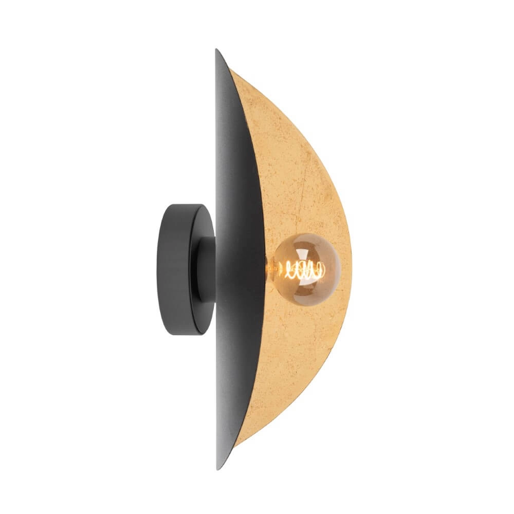 Black wall lamp Saceda with gold Stars of Light 9008606292301