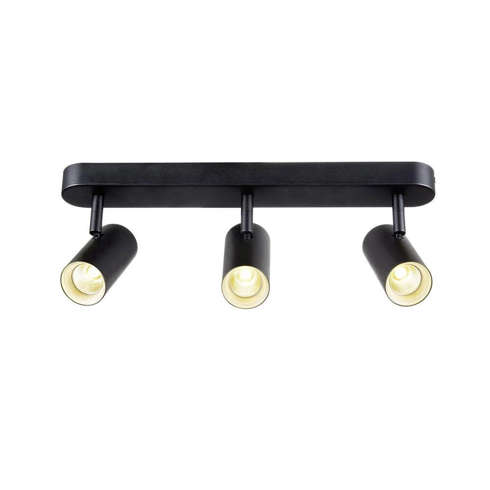 Surface-mounted spot Noblo Black 3-light adjustable