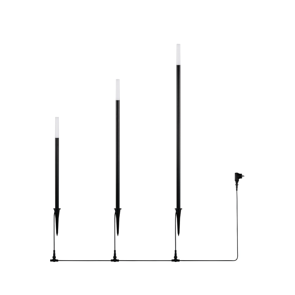Garden lamp Stick Black Trio 4017807697575