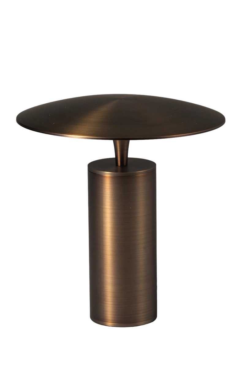 Led table lamp Jess Ø 33cm - bronze