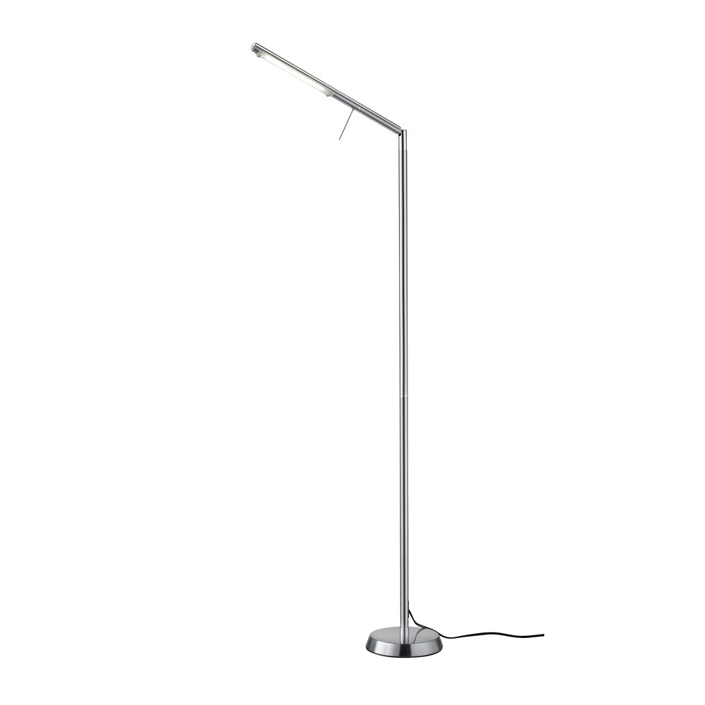 LED standing lamp Filigran nickel matt