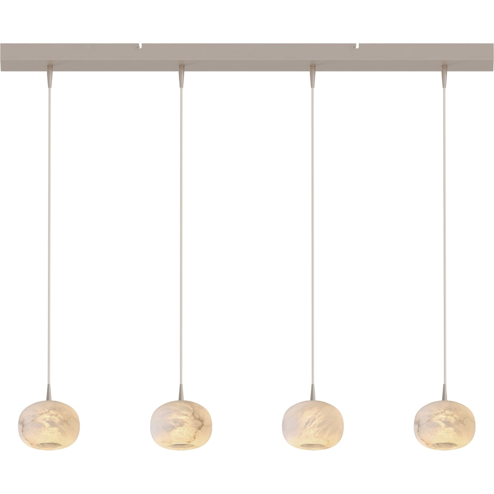 Design pendant lamp Alta 4-light beige terra