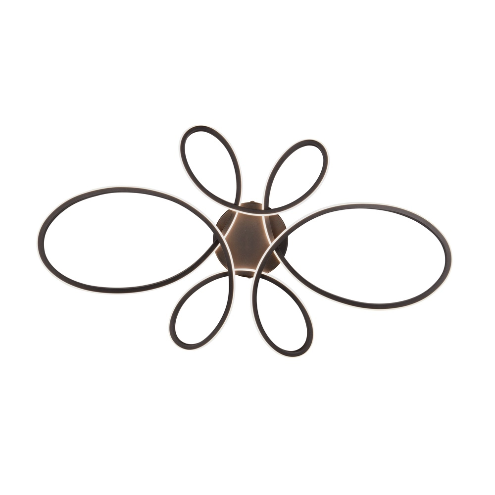 Design ceiling lamp Fly black Trio 4017807600865